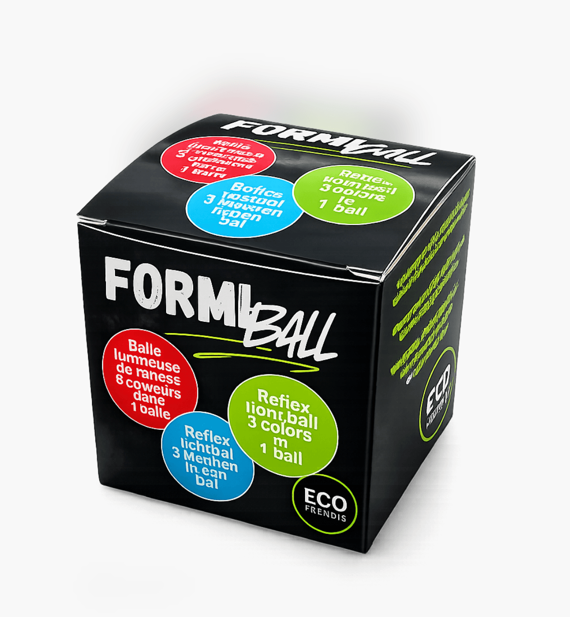 Formiball – Boîte de la balle lumineuse interactive qui aide à ⚡ Améliore tes réflexes en 1 minute par jour.