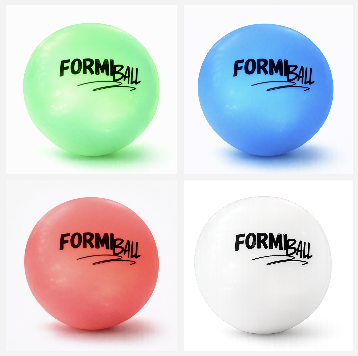 ⚡ Améliore tes réflexes en 10 minutes par jour - Balle lumineuse FORMIBALL en quatre couleurs.