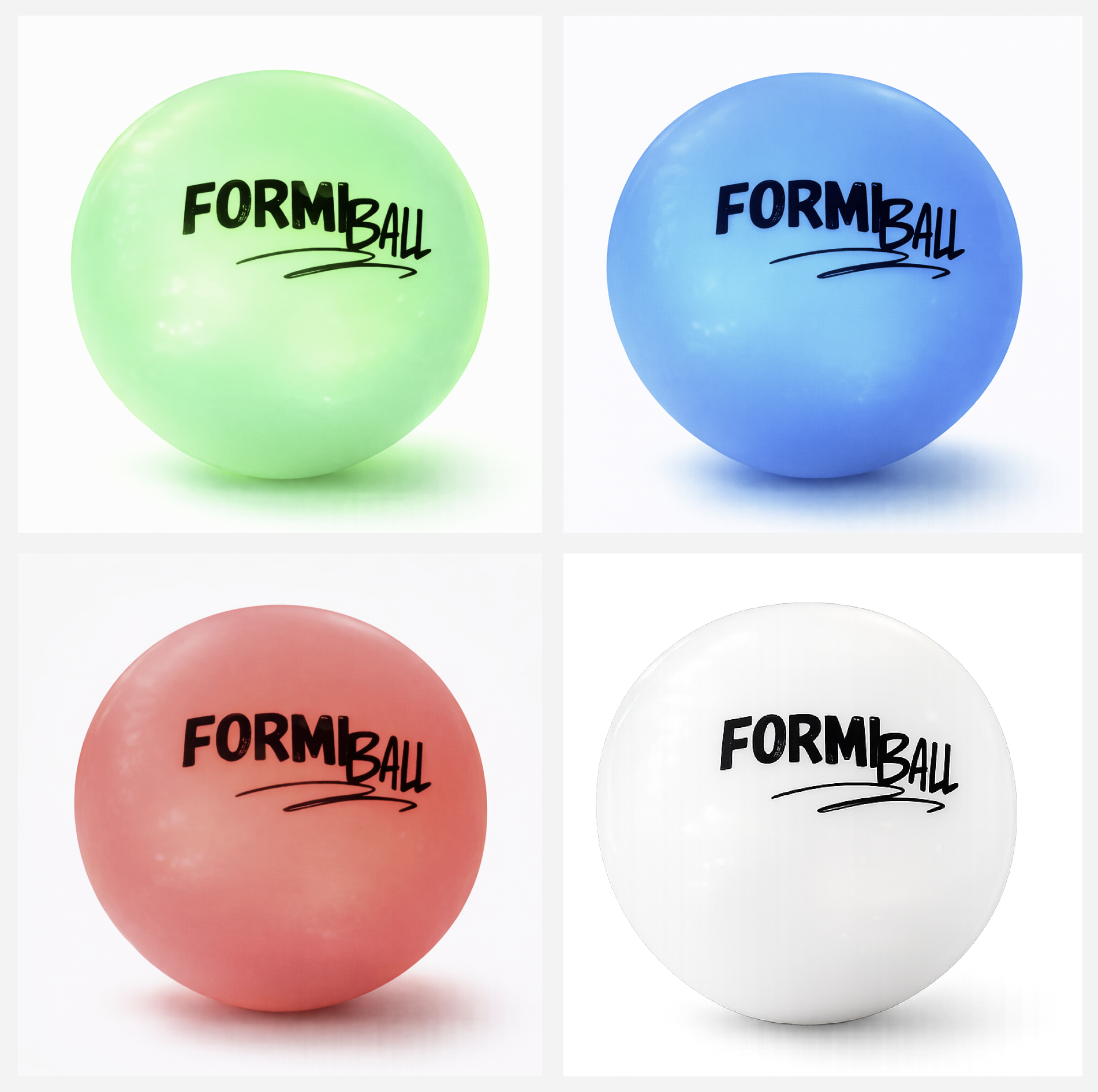⚡ Améliore tes réflexes en 10 minutes par jour - Balle lumineuse FORMIBALL en quatre couleurs.